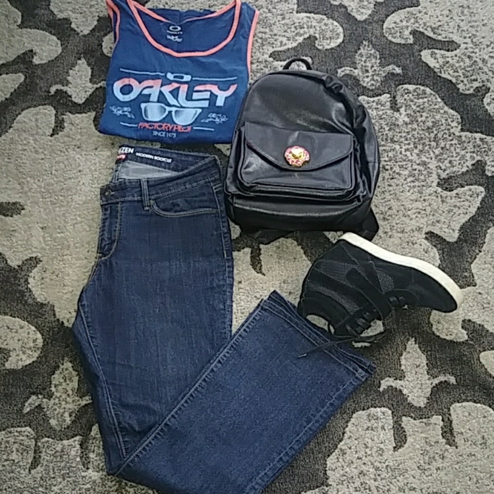 Look for Induvidual shirt shoes jeans and jewelry